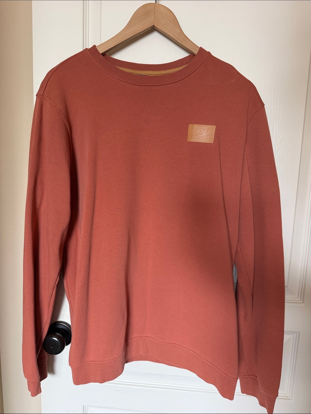Nike Men's Crewneck Sweater in Terracotta